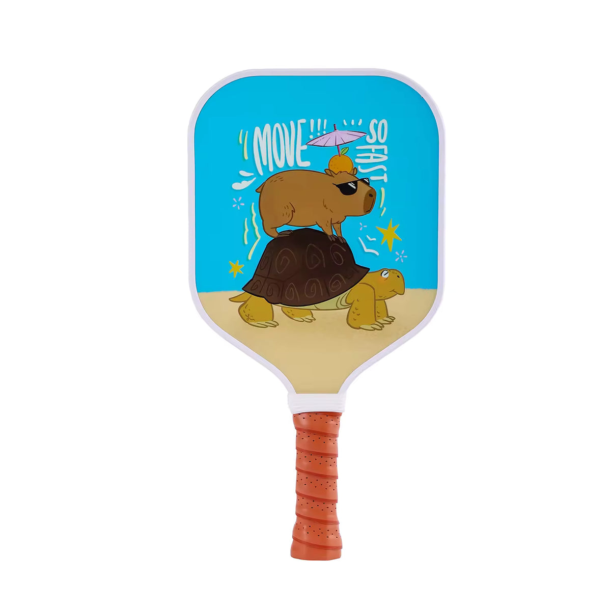 Kids Fibreglass Pickleball Paddle - Capybara