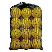 40 Hole Outdoor Pickleballs - Bag of 12 - Multiple Colours
