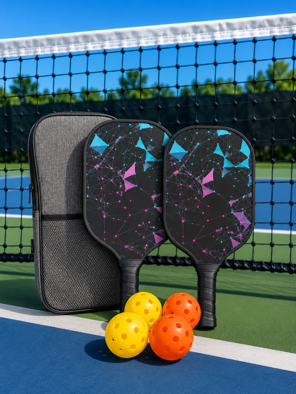 7pcs Pickleball Set - Neon